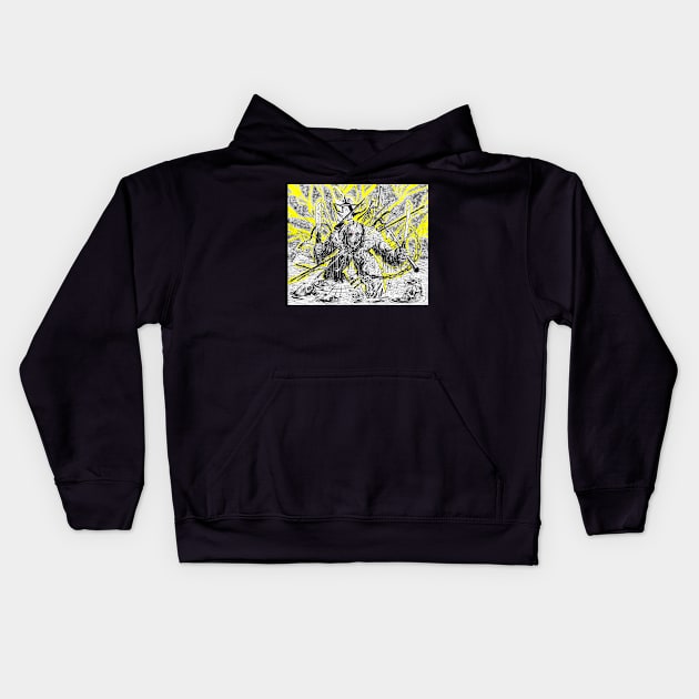 Jason Weapon of Mass Destruction Kids Hoodie by DougSQ